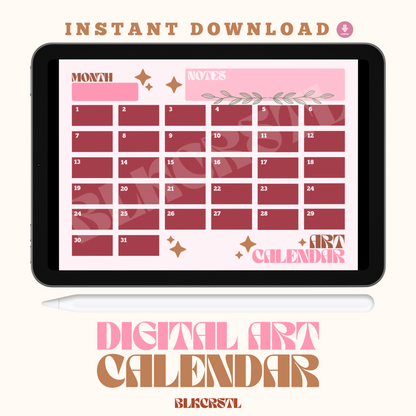 Done For You (DFY) Digital Art Calendar with PLR and MRR.